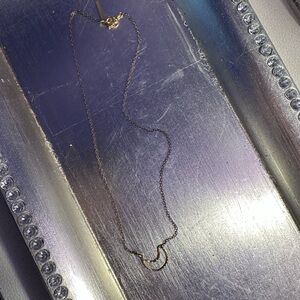 Small gold moon necklace 🌙